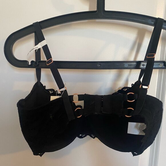 AERIE BALCONETTE BRA BLACK 32 DDD - Picture 1 of 2